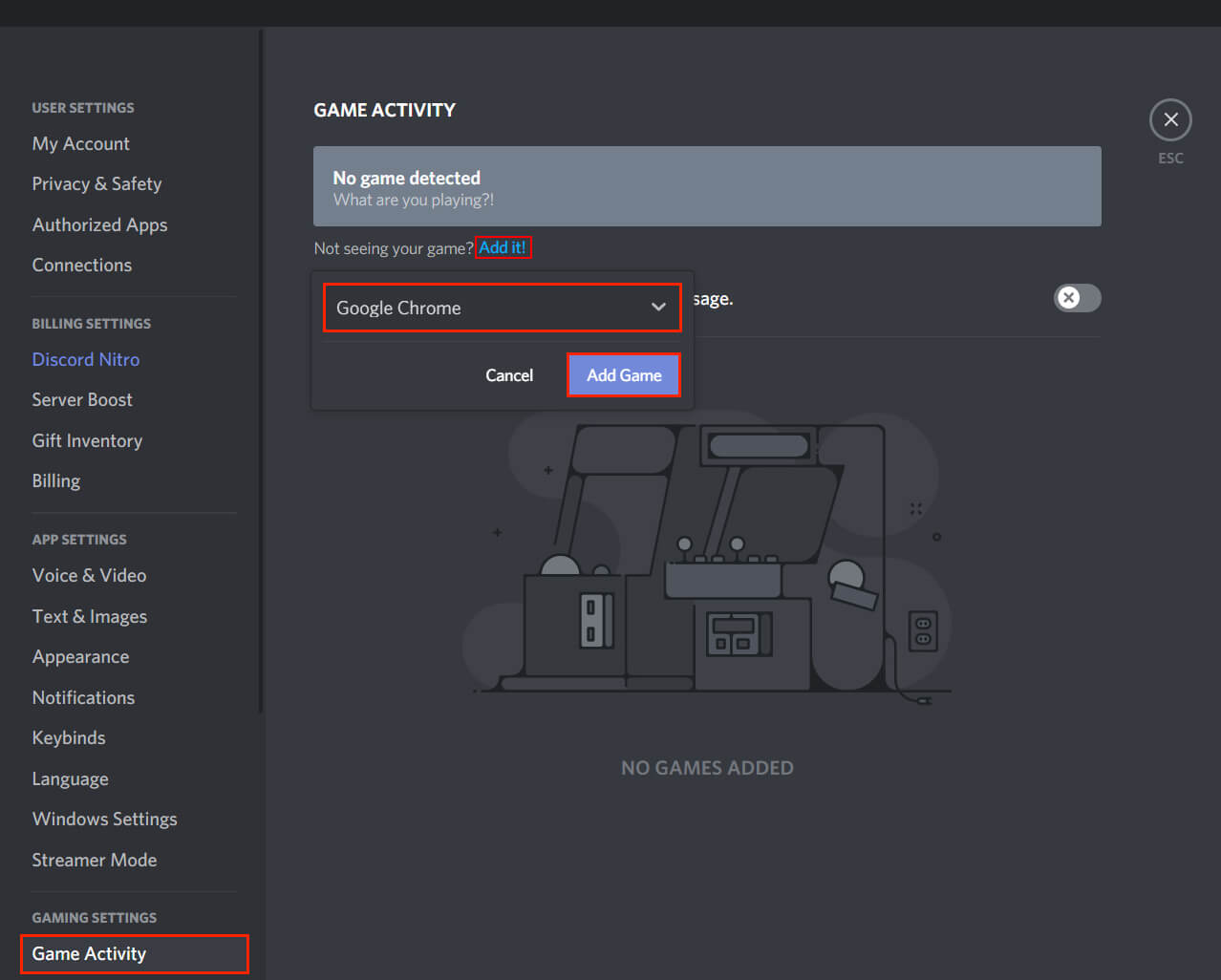 screen share hbo go using discord