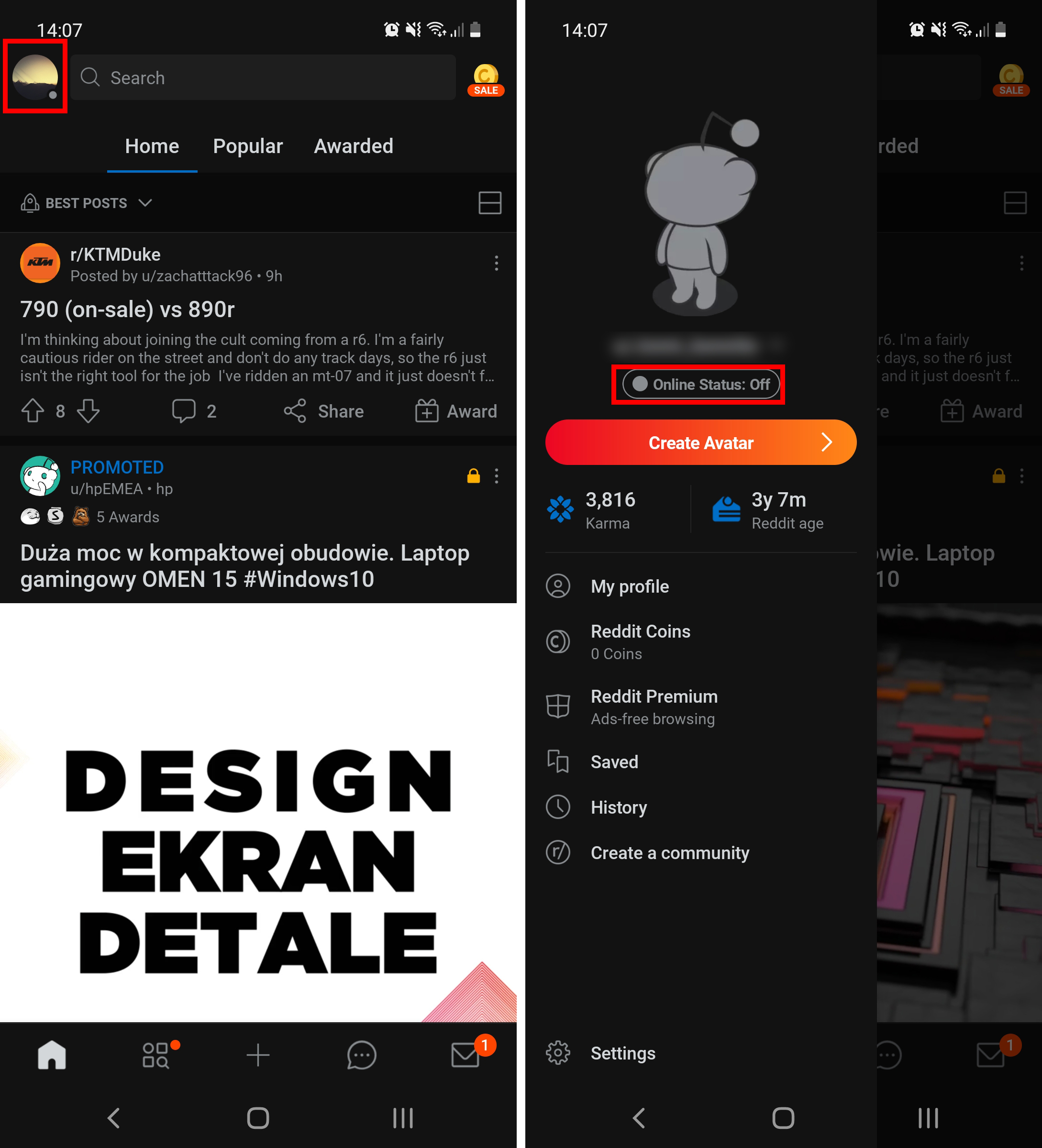 Download Reddit to read offline with this app