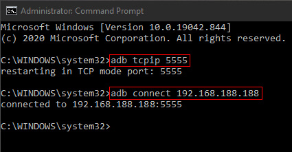 SCRCPY wifi setup guide