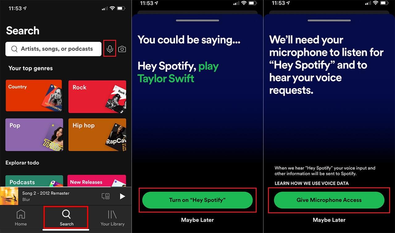 How to turn on and use Spotify Voice Controls. “Hey Spotify”