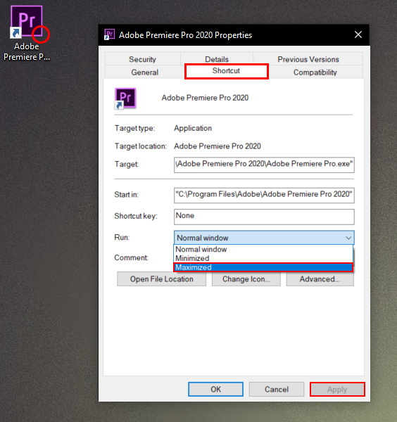 technical issues windows - How to force Maximized Fullscreen mode