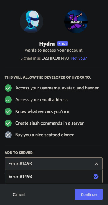 hydra bot for discord set up guide