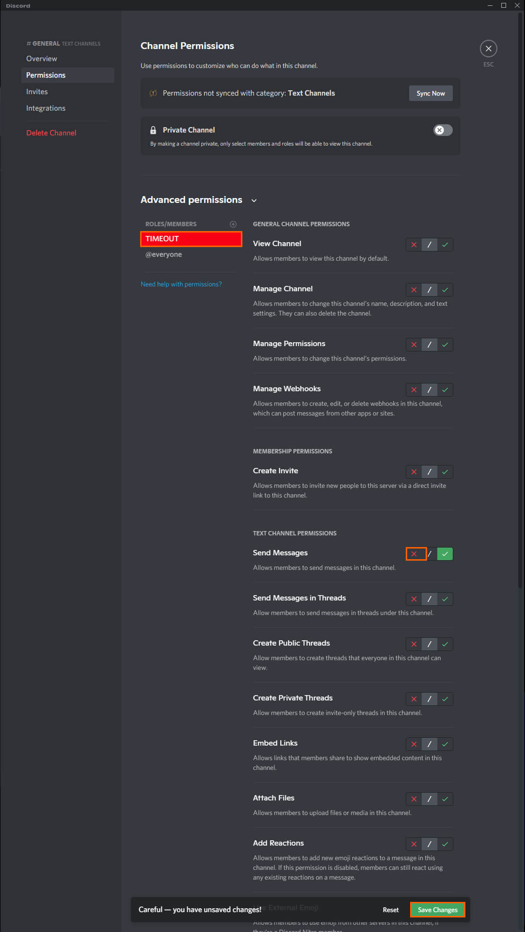 how to mute a user in discord 