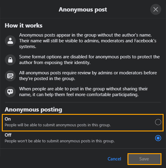 Posts of a Facebook group (anonymized); left: User1 needs