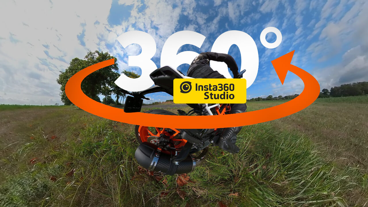 How to create and export 360° footage in Insta360 Studio.