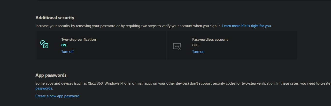 How to go passwordless for your microsoft account