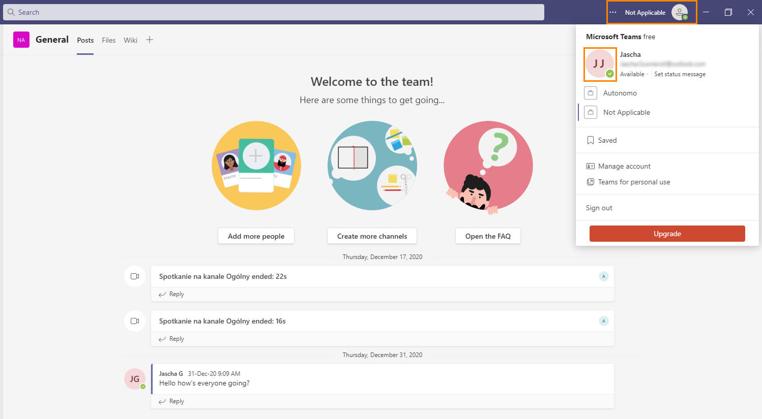 microsoft Teams change your name 