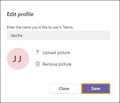 how do you change your name in microsoft teams