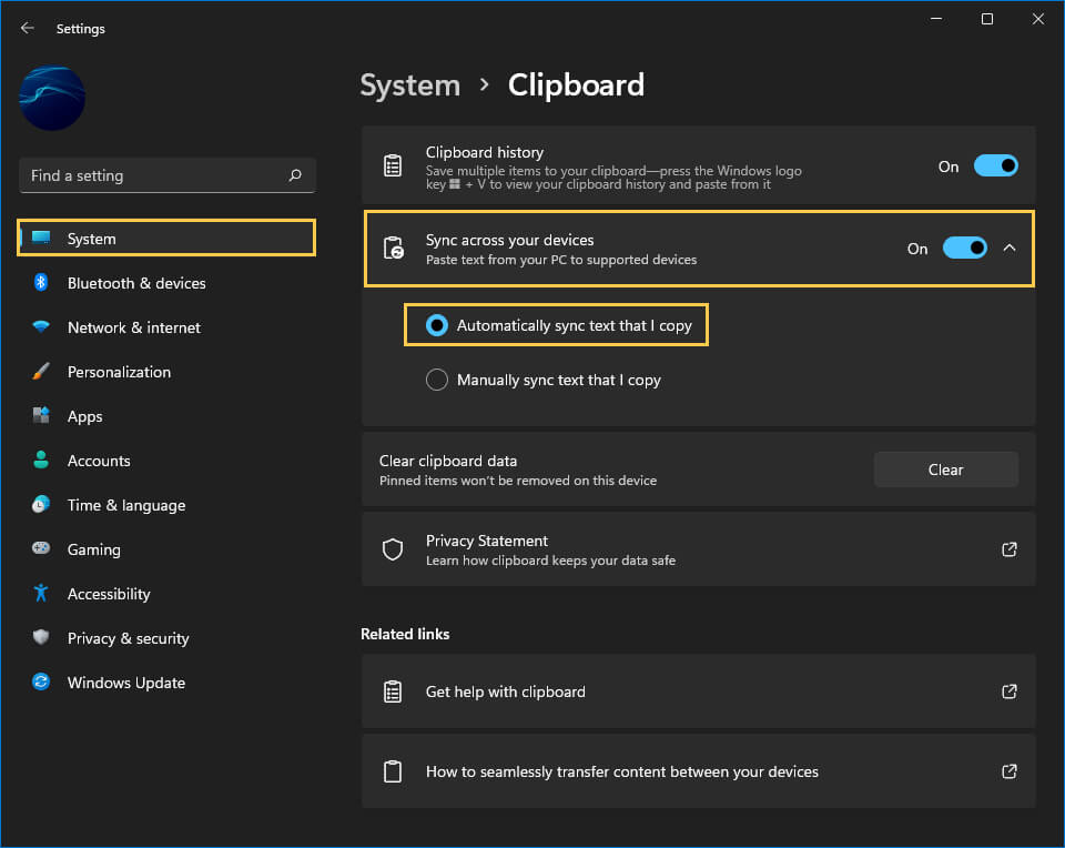 Windows and Android clipboard sharing via Microsoft SwiftKey