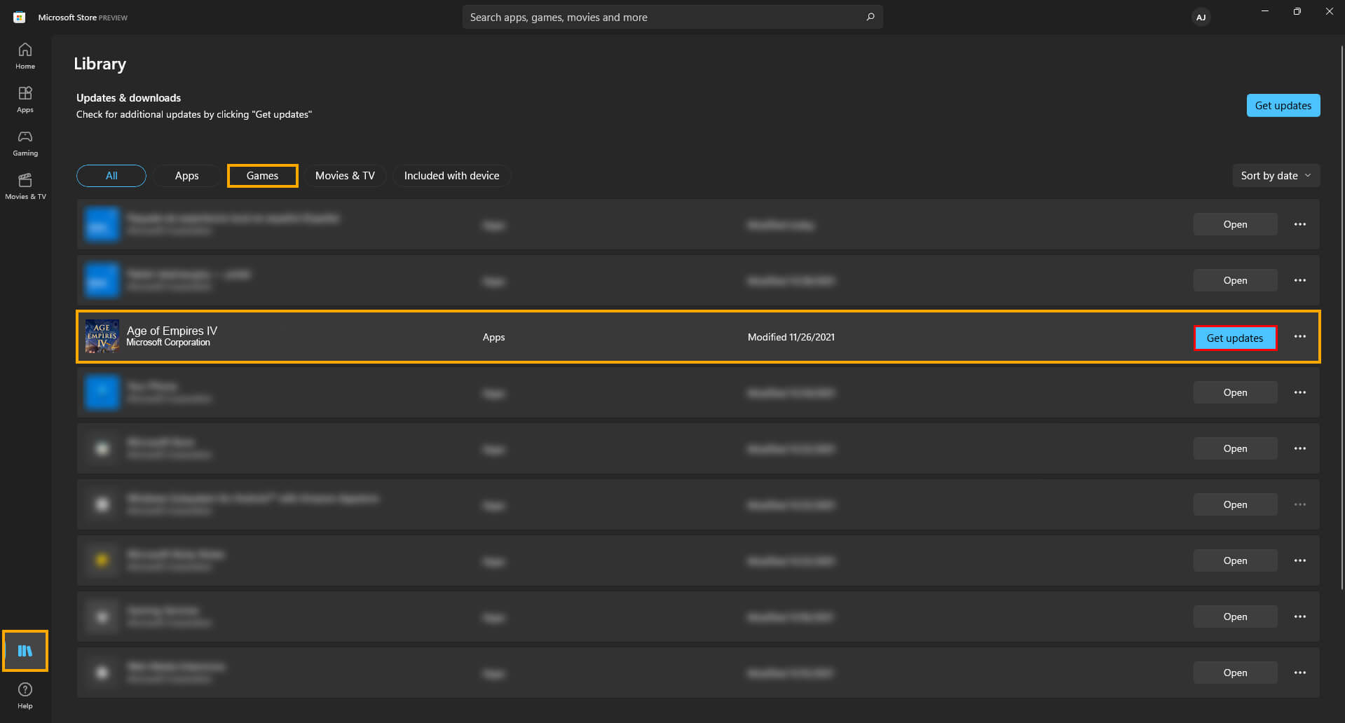 how to update The Gunk on Game Pass