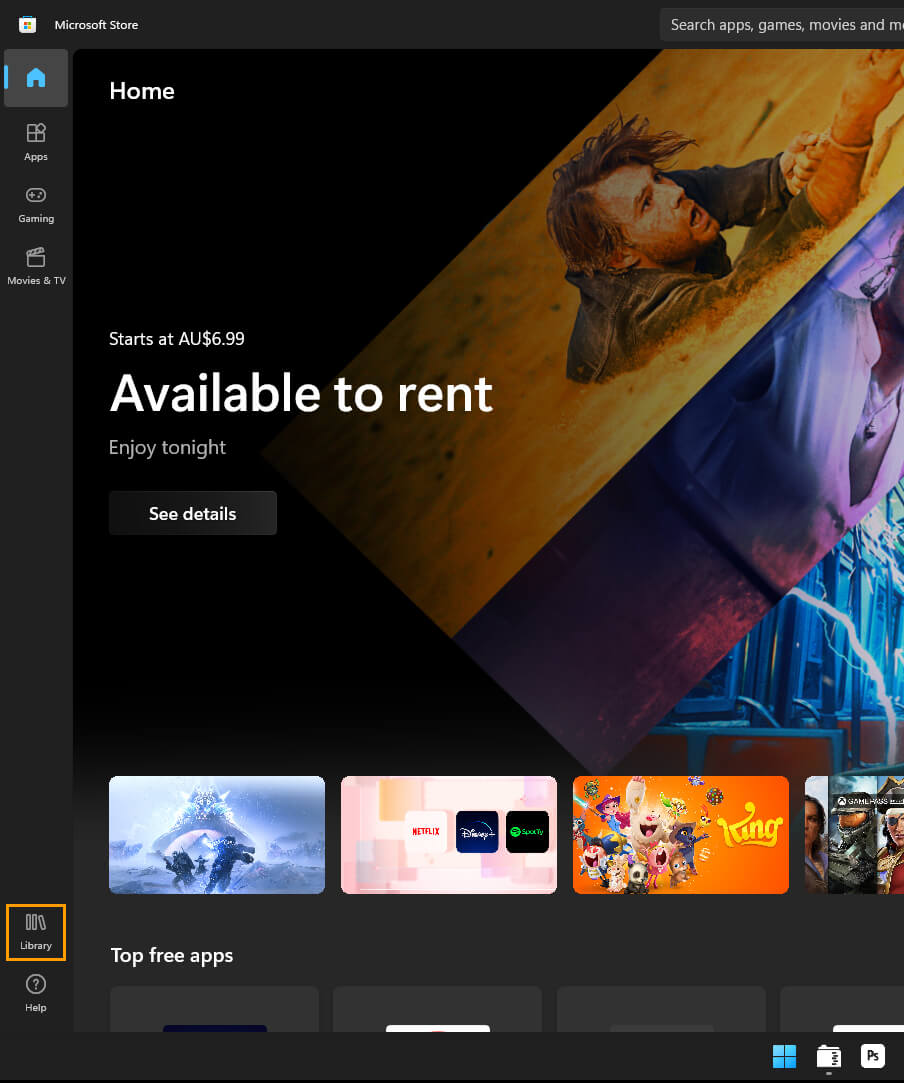 add things to the taskbar on windows 11 from microsoft store app