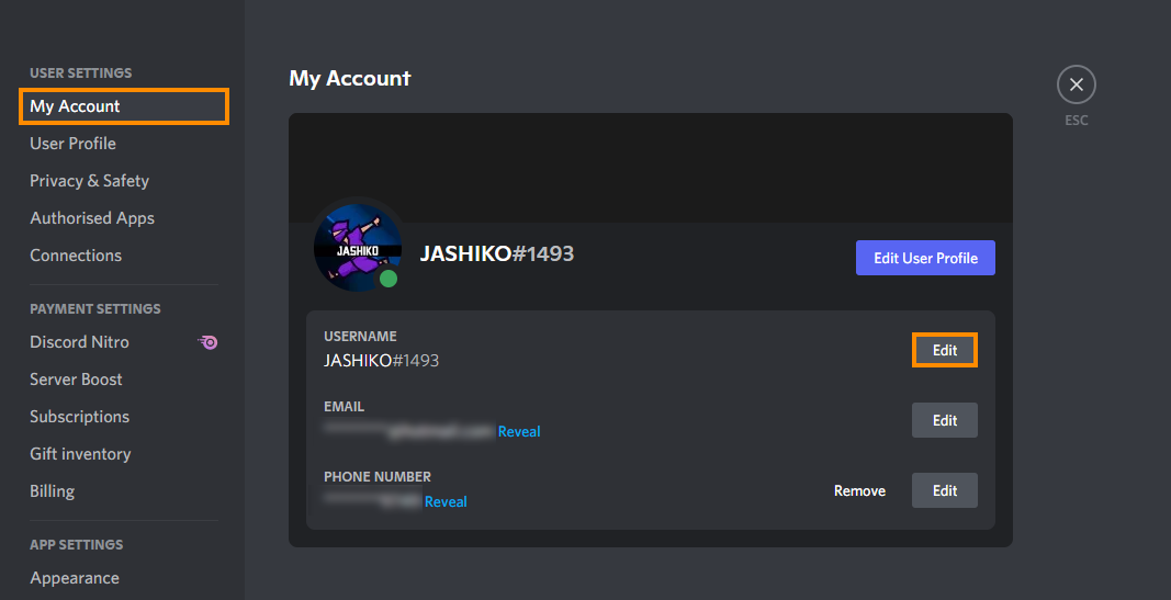 How to change your username in Discord.