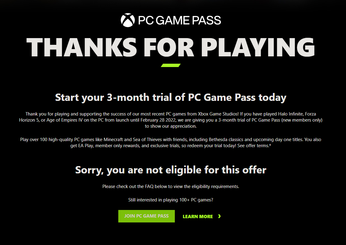 free game pass codes