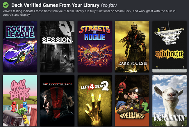 where do you check what games will work on Steam Deck