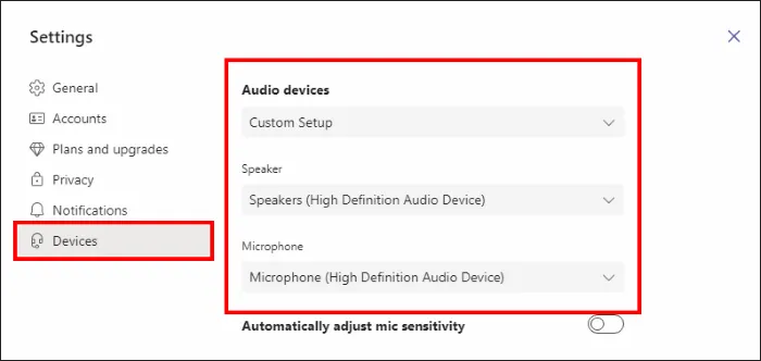 Teams not detecting bluetooth devices fix