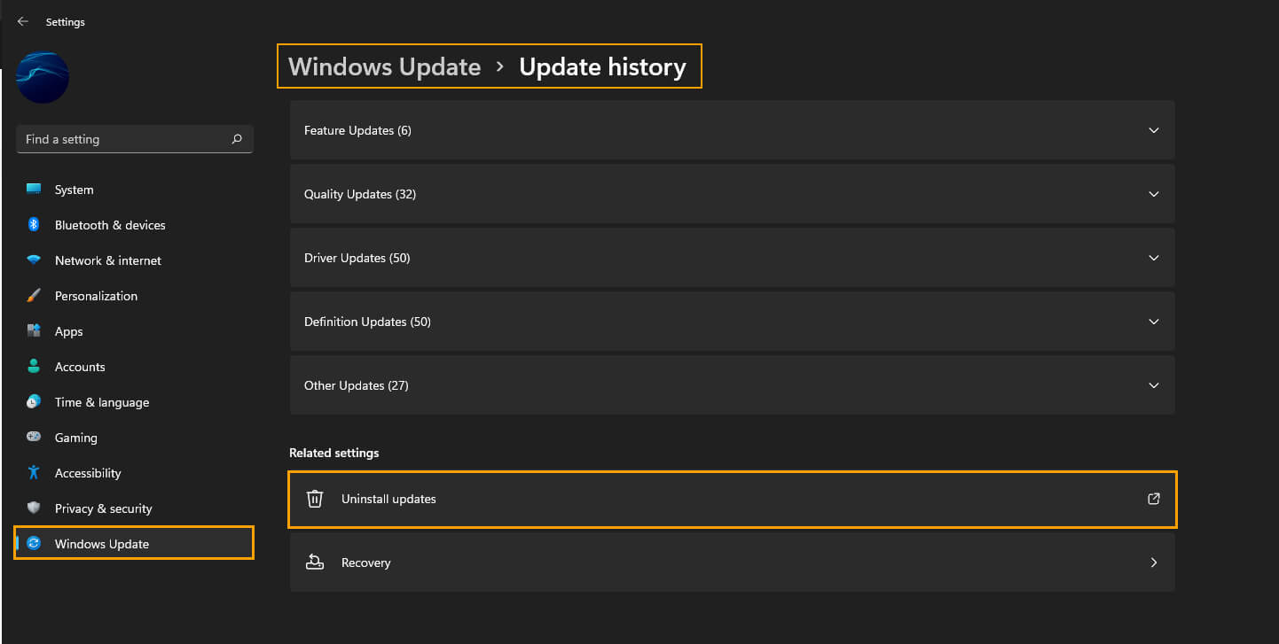Windows 11 update KB5007297