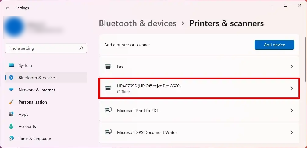 How a printer driver and printer driver package on Windows 11.