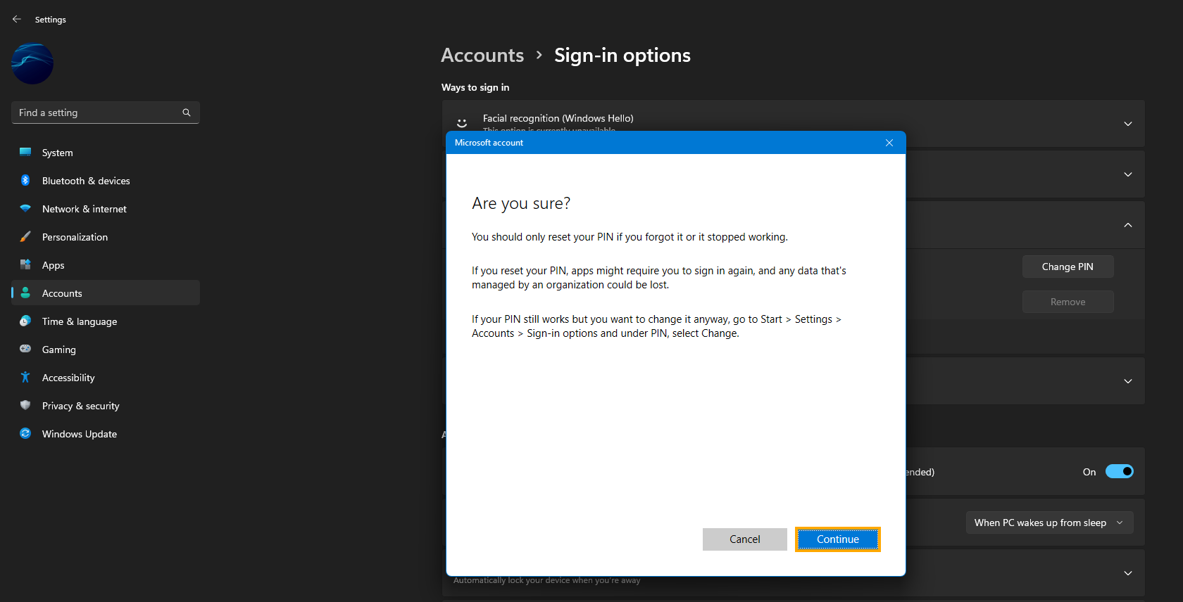 How to sign into Windows 11 if you have forgotten your PIN