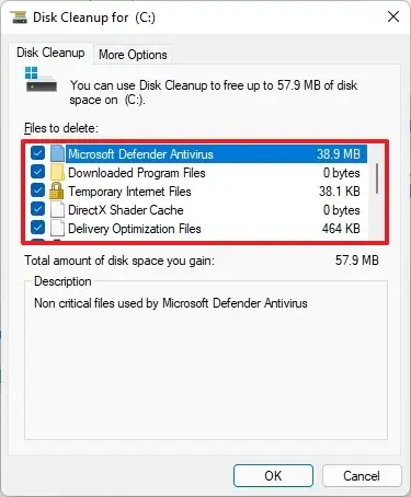 How to clear data on windows 11 junk data
