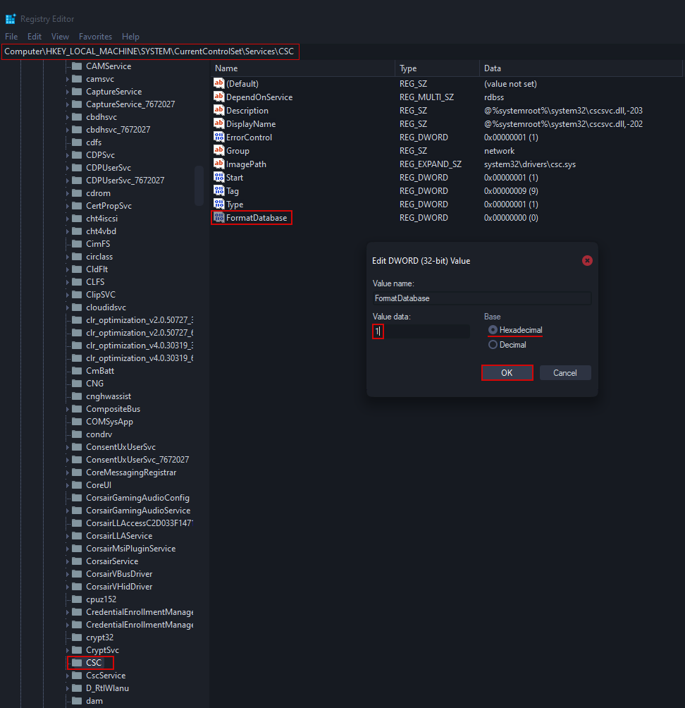 error 0x800710FE solution