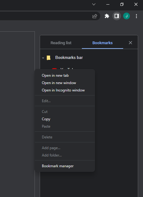 stop people editing or adding bookmarks in chrome browser