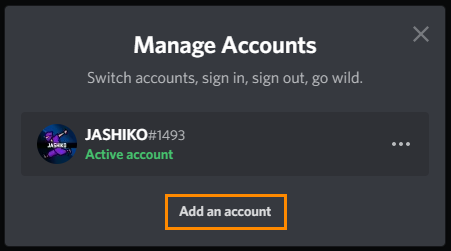 How to use multiple accounts in Discord