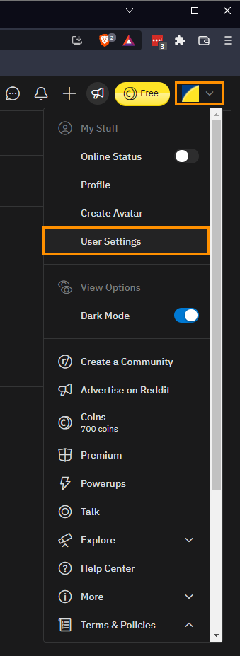 How to Show or Hide which Communities you are active in on Reddit