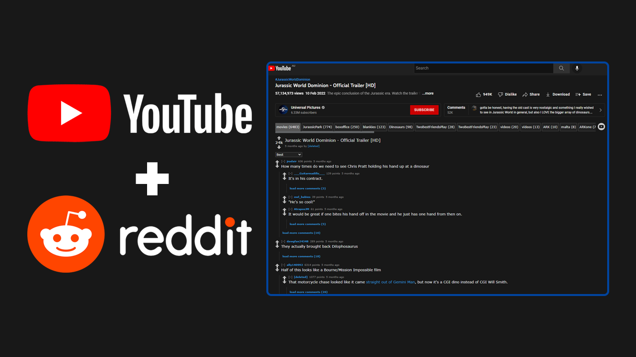 can you post videos in reddit comments