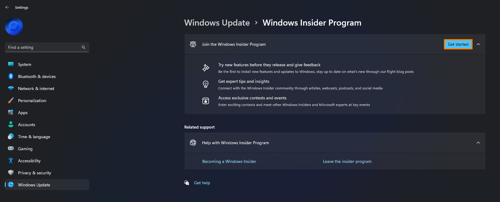 fix can’t change from Beta to Dev channel in Windows 11 insiders