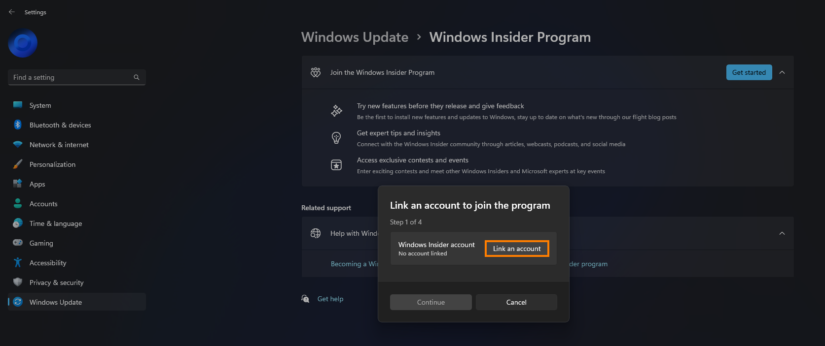 How to fix can’t change from Beta to Dev channel Windows 11 insiders