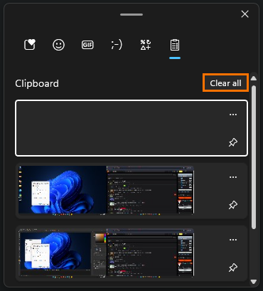 Delete Clipboard Data and Clipboard History on Windows 11