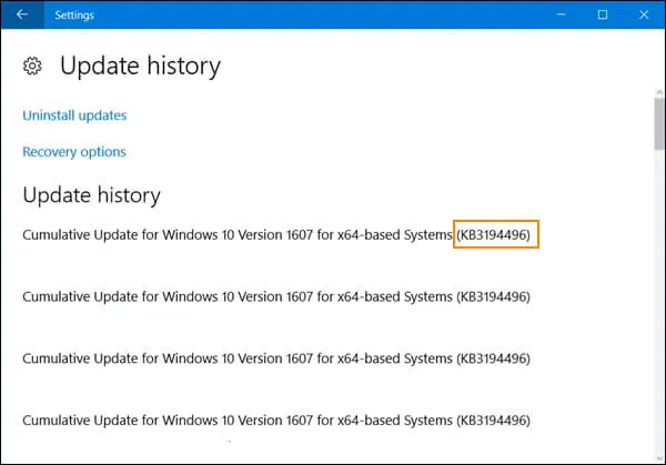 Fix device cannot access Windows Update files