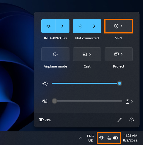 Setup configure a VPN Windows 11