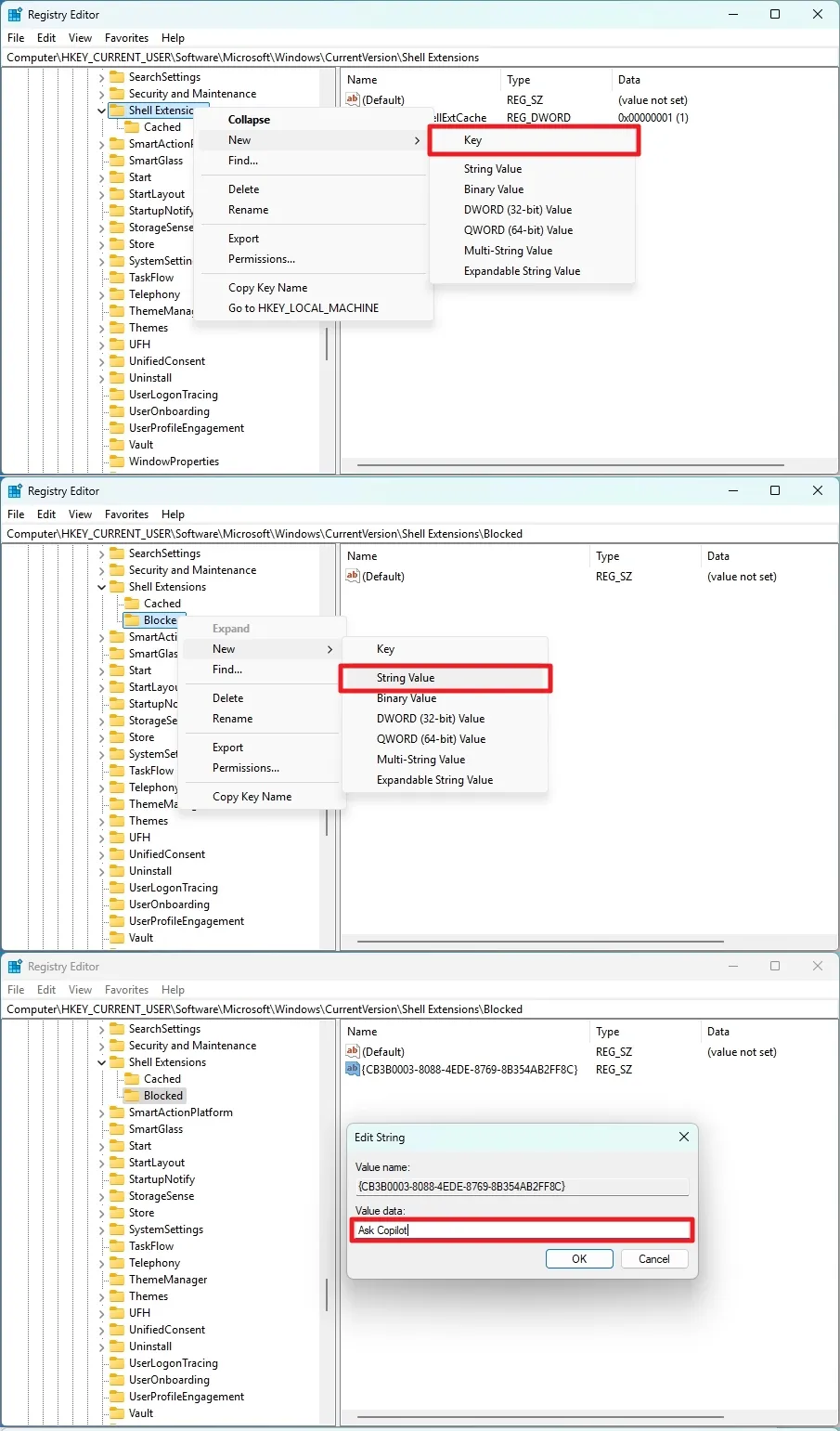 Remove Ask Copilot from the File Explorer Context Menu on Windows 11