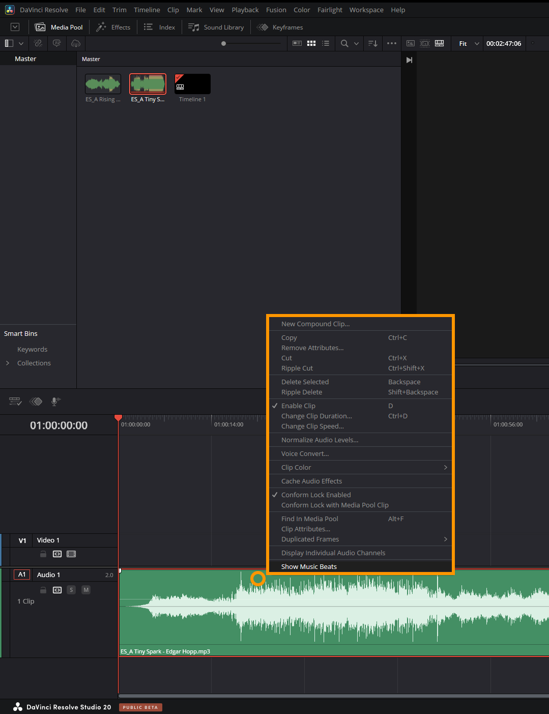 How to Use AI Beat Detection in DaVinci Resolve