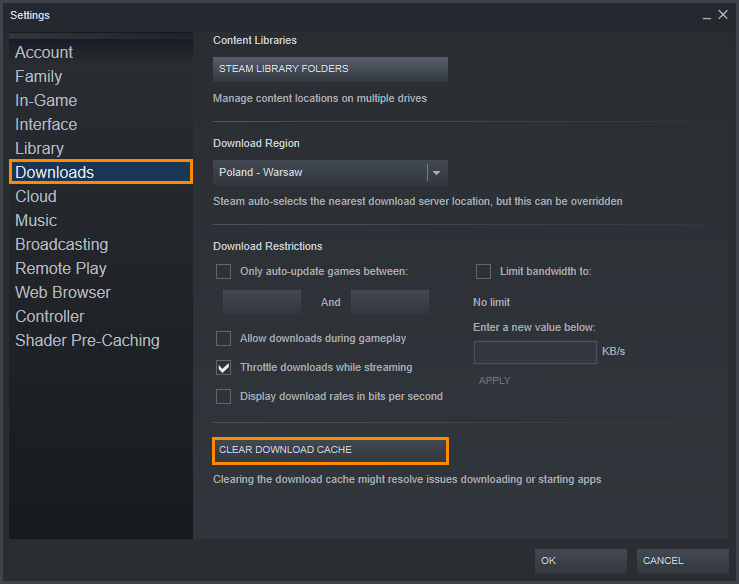 How to Fix the Too Many Retries Error on Steam