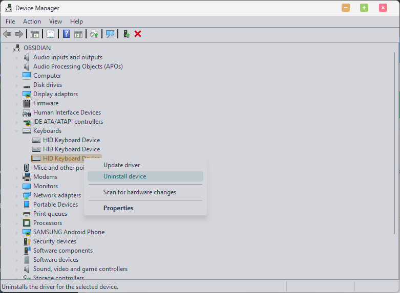 How to Stop Windows 11 from Randomly Installing HID-compliant Mouse and Keyboards