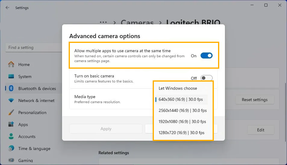 How to Allow Multiple Apps to Use the Camera on Windows