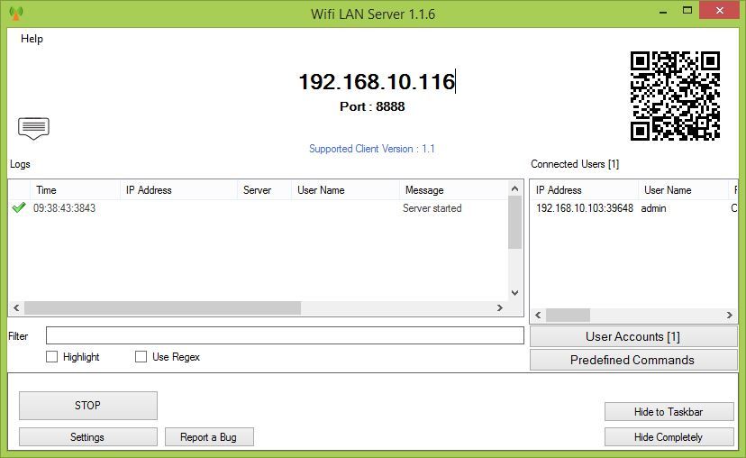Server creator