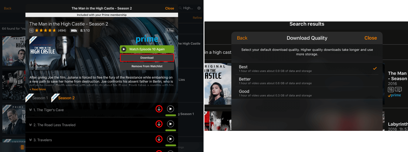how to save amazon videos for offline viewing