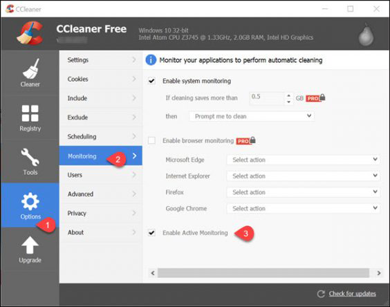 How to Stop CCleaner  Running in the Background. (Disable CCleaner   Active Monitoring)