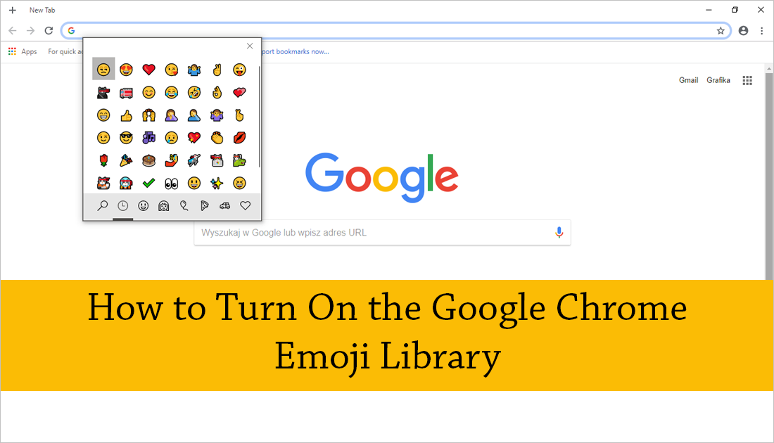 how to turn on chrome emojis