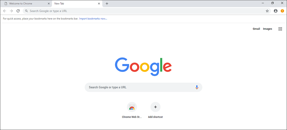 chrome new tab back to old look