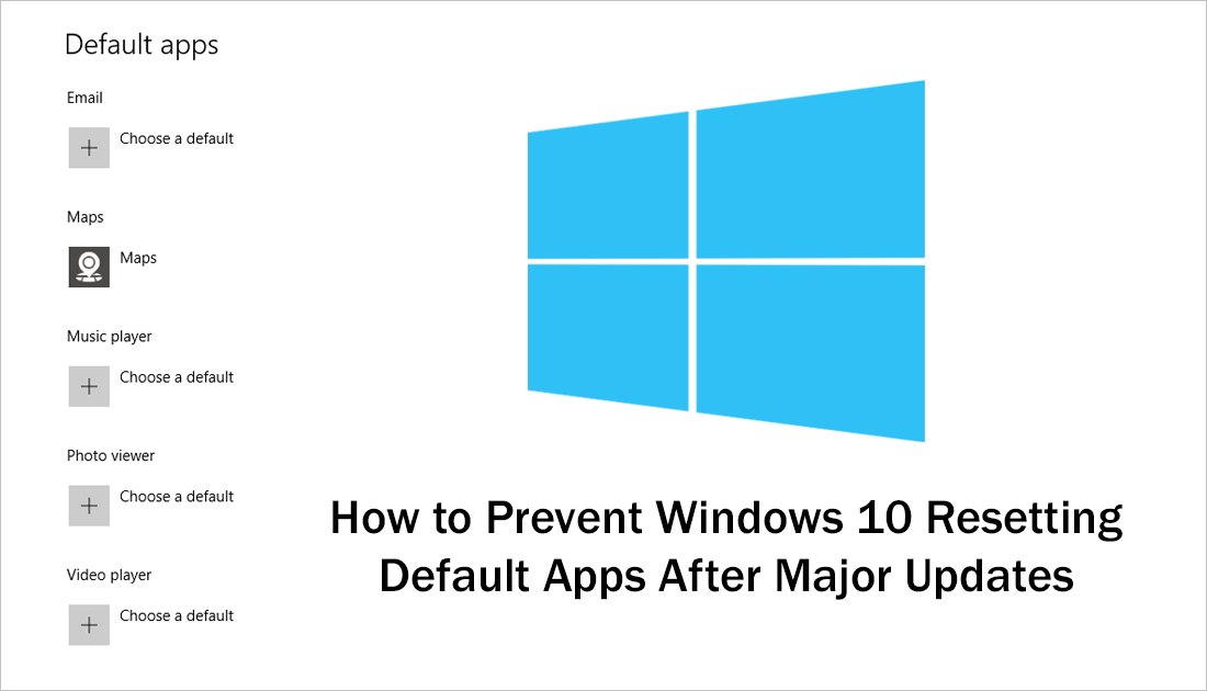 how do you stop windows 10 default apps resetting