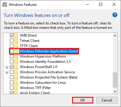 how do you turn on application guard on microsoft edge