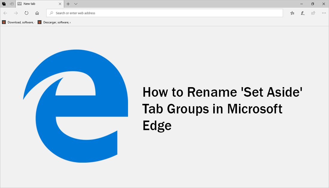 how to rename group tabs in Microsoft Edge
