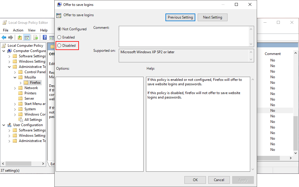 how_to_stop_firefox_saving_passwords_using_group_policy_editor