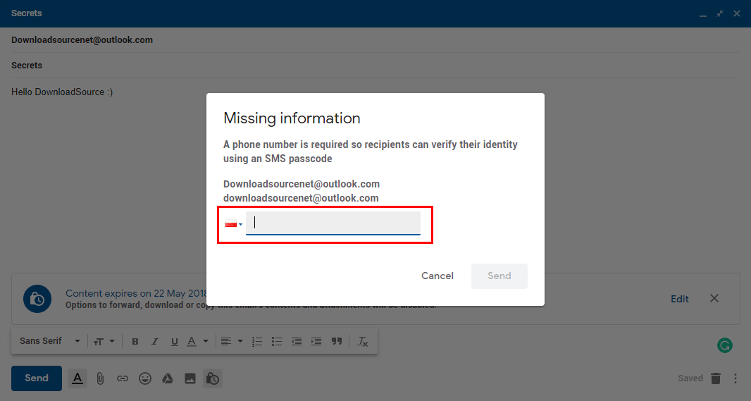 how to disable email copy and paste options