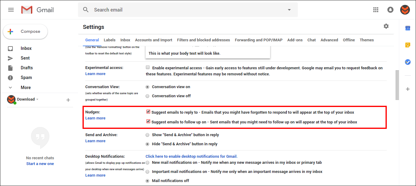 how_do_you_disable_nudge_in_gmail