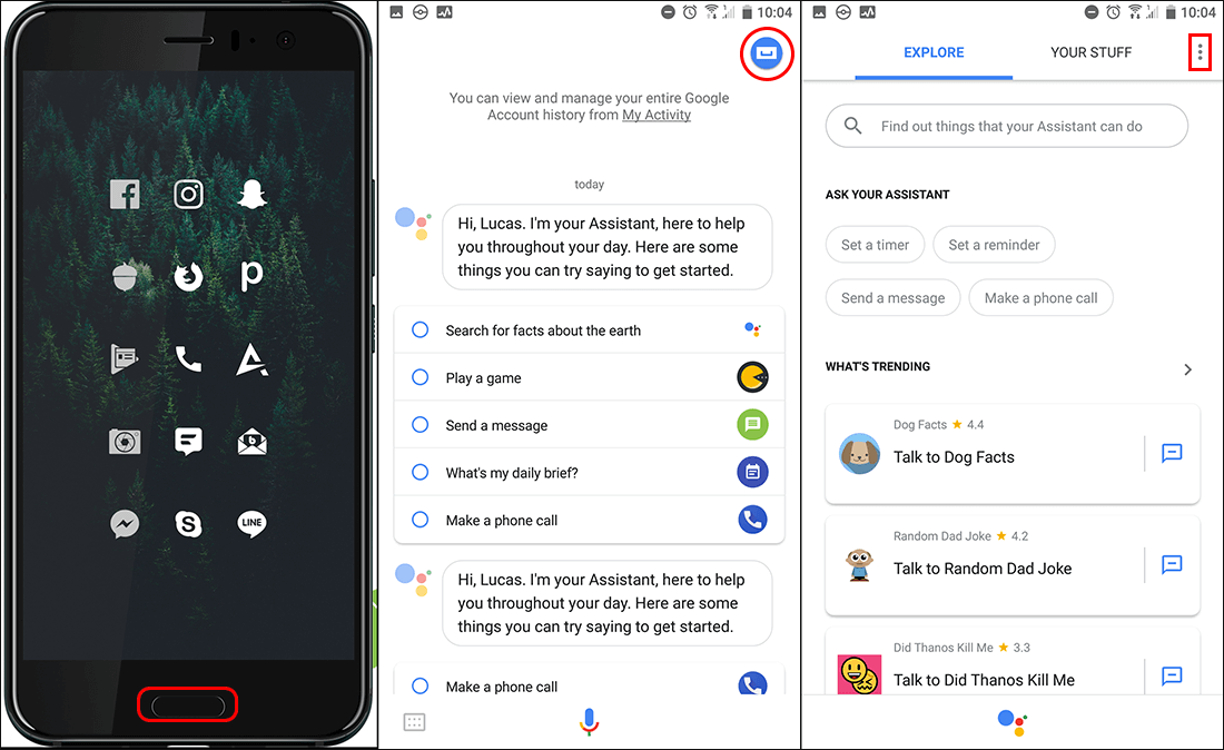 how do you change google assistants voice